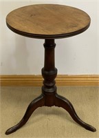 NICE 1820;S PERIOD MAHOGANY CANDLE STAND