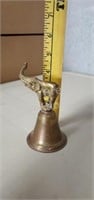 Vintage solid brass elephant Bell