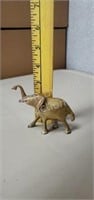 Vintage solid brass elephant figurine