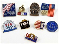 Assortment of Olympic Pins - All Vintages
