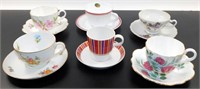 ** Vintage Cups and Saucers including English