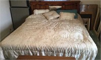 Water Bed King with Bedding