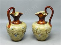 pair- Royal Doulton-Lambeth matching jugs