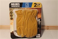 New 2 Pair LG holmes workwear gloves