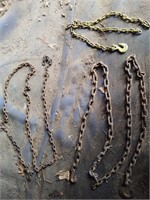 two 12' chains and pieces