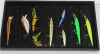 Fishing Lures (9) Display not included