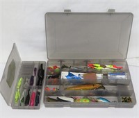 Fishing Tackle Boxes and Contents (2)