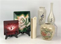 Decorative Vases & Cloisonne Trays, includes Lenox
