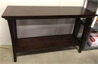 Console Table with Lower Shelf