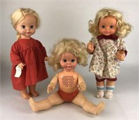 Vintage Chatty Cathy Pull string Dolls