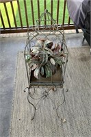 Wrought Iron Bird Cage Planter