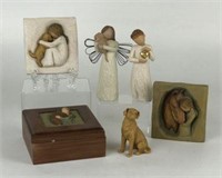 Willow Tree Figurines, Plaque & Trinket Box