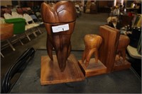 Monkey wood carved
