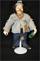 Hobo Junction Doll  Camp Fire Charlie with Stand