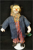 Hobo Junction Doll  Fast Fingered Jake with Stand