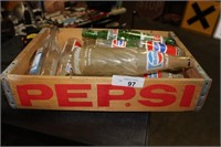 PEPSI CRATE WITH BOTTLES