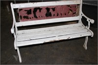 CHILDS METAL BENCH