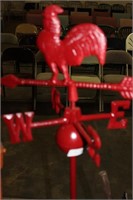 ROOSTER WEATHER VANE  CAST IRON