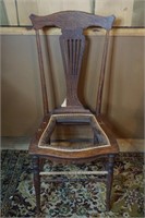 Antique Tiger  Oak Chair