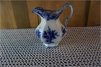 Flow Blue Pitcher Made in England