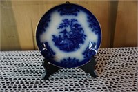 Antique Flow Blue Bowl  by Amoy Davenport England