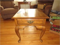 1 Drawer End Table 22” w x 27” D x 23 1/2” T