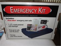 Emergency Kit Includes Emergecy Alert Radio,