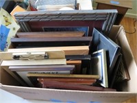 Large Box of Picture Frames some with Various
