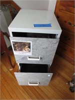 2 Drawer Metal Filing Cabinet 15” W x18” D x 29”