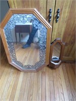 Pair of Wall Hanging Mirrors 21” W x 31 1/2” T &