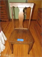 Wooden Chair 17” W x 16” D x 37” T