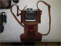 Pair of Old Cameras w/ Bag/Case