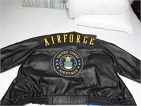 Air Force Leather Coat Oscar Piel Leather Size XL