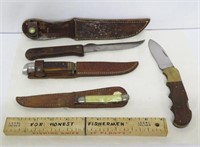 Fishing Knife - Herters Knife - 2 Knives W/Sheaths
