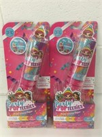 2 New Party Pop Teenies Double Surprise Poppers