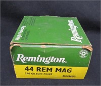 Ammo- .44 Remington Mag - count 25 - 240gr soft
