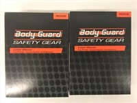 2 Pks Body Guard Size M Latex Gloves