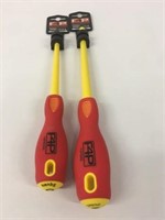 2 New 1000V Insulated Screwdrivers