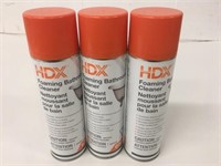 3 New Cans HDX Foaming Bathroom Cleaner 680g/ea