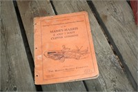 massey harris clipper combine manual