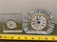 2 crystal clocks