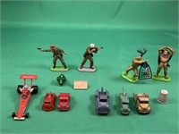 Lot - Plastic and Metal Toys