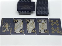 GOLD FOIL PROFESSIONAL PLASTIC PLAYING CARDS