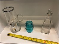 Pitcher, decanter and jar