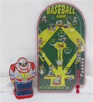 Z-Bot Wind Up Toy & Baseball Marble Game 2006