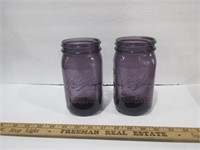 2 New Ball Quart Purple Jars