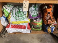 Misc Bags Of Potting Soil / Charcoal