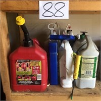 Misc. Herbicide / Insecticide/ (2) Gas Cans