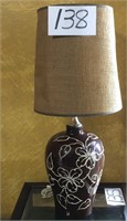 Brown Glass Lamp