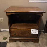 Wooden End Table / Cabinet